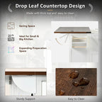 Farmhouse Kitchen Island with Power Outlet,For Home,Kitchen and Dining Room