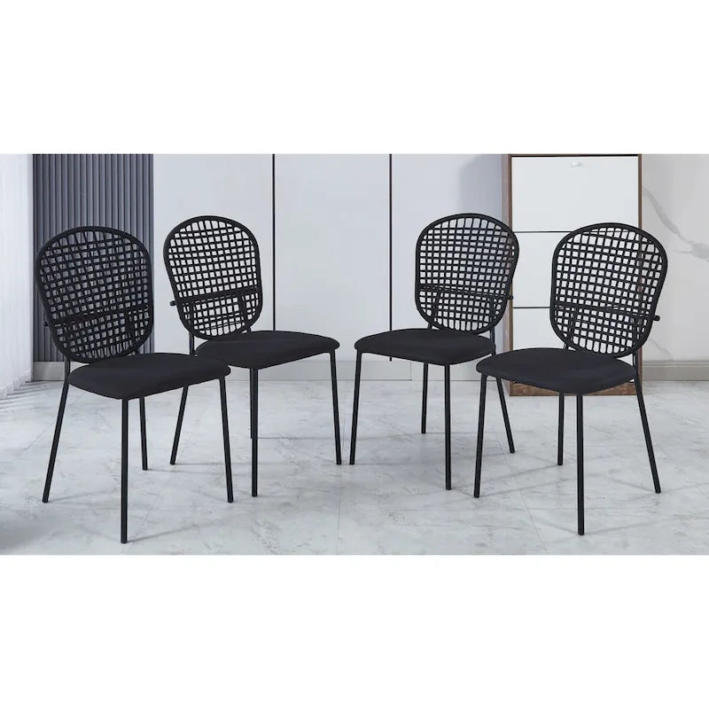 Sennit Chair,Set Of 4,Dining Chair,Coffee Chair,Suitable for Dining Room,Living Room