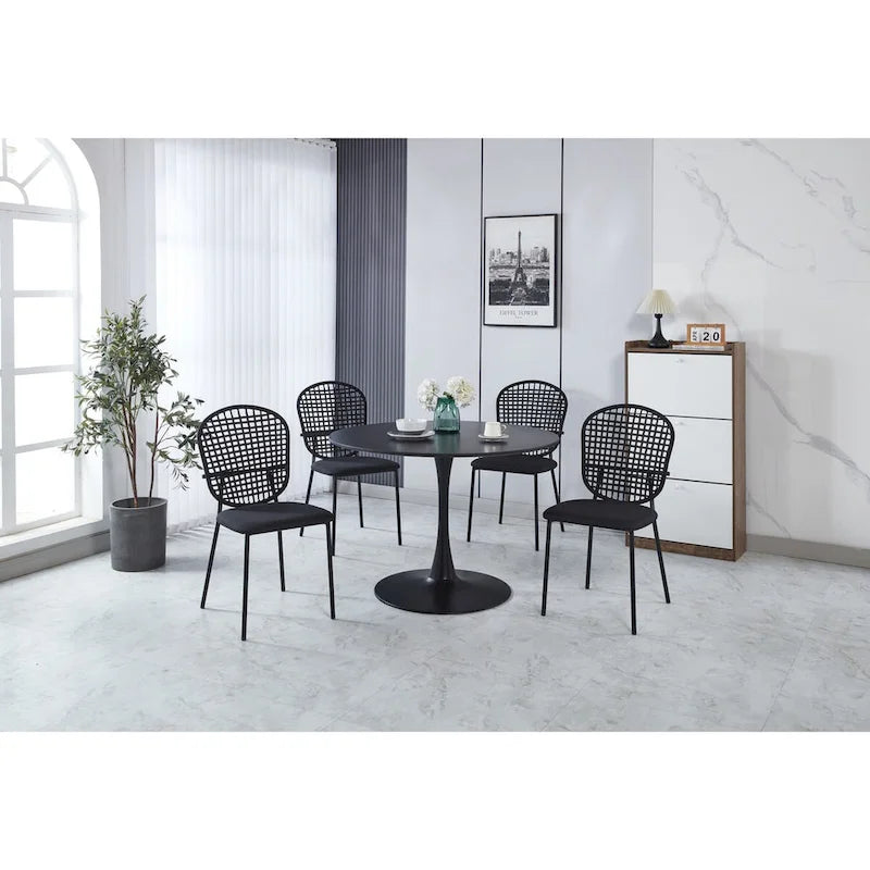 Sennit Chair,Set Of 4,Dining Chair,Coffee Chair,Suitable for Dining Room,Living Room