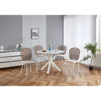 Sennit Chair,Set Of 4,Dining Chair,Coffee Chair,Suitable for Dining Room,Living Room
