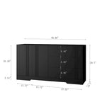 Sideboard Buffet Cabinet, Modern Kitchen Buffet Storage Cabinet with Drawer and Doors,Large Coffee Bar with Adjustable Shelves
