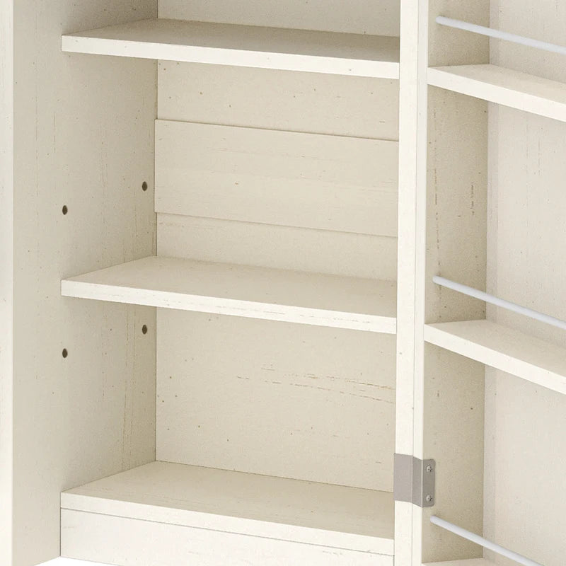 Double Tilt Out Trash Cabinet Kitchen Island with Storage