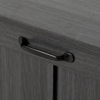 Double Tilt Out Trash Cabinet Kitchen Island with Storage