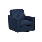 Carlota Faux Leather 360 Swivel Accent Chair