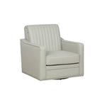 Carlota Faux Leather 360 Swivel Accent Chair
