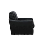 Carlota Faux Leather 360 Swivel Accent Chair