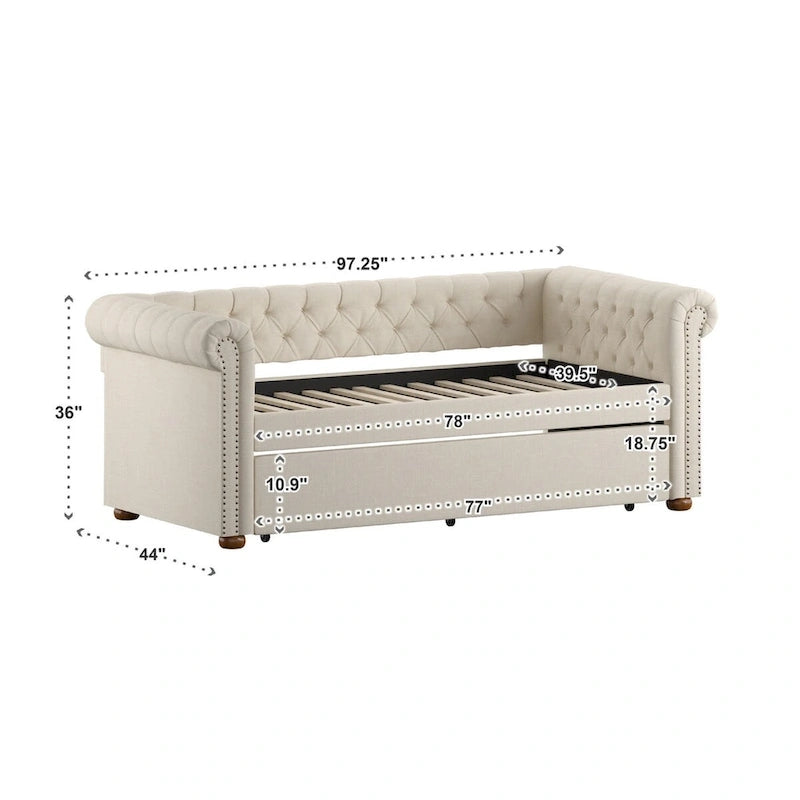 Knightsbridge Chesterfield Daybed by iNSPIRE Q Artisan