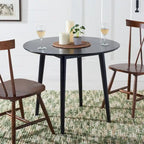 SAFAVIEH Geoff Folding Round Dining Room Table - 35 W x 35 L x 29 H - 35Wx35Dx29H