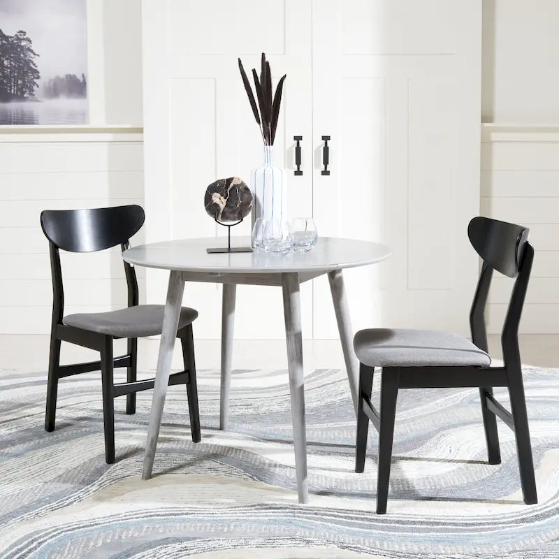 SAFAVIEH Geoff Folding Round Dining Room Table - 35 W x 35 L x 29 H - 35Wx35Dx29H