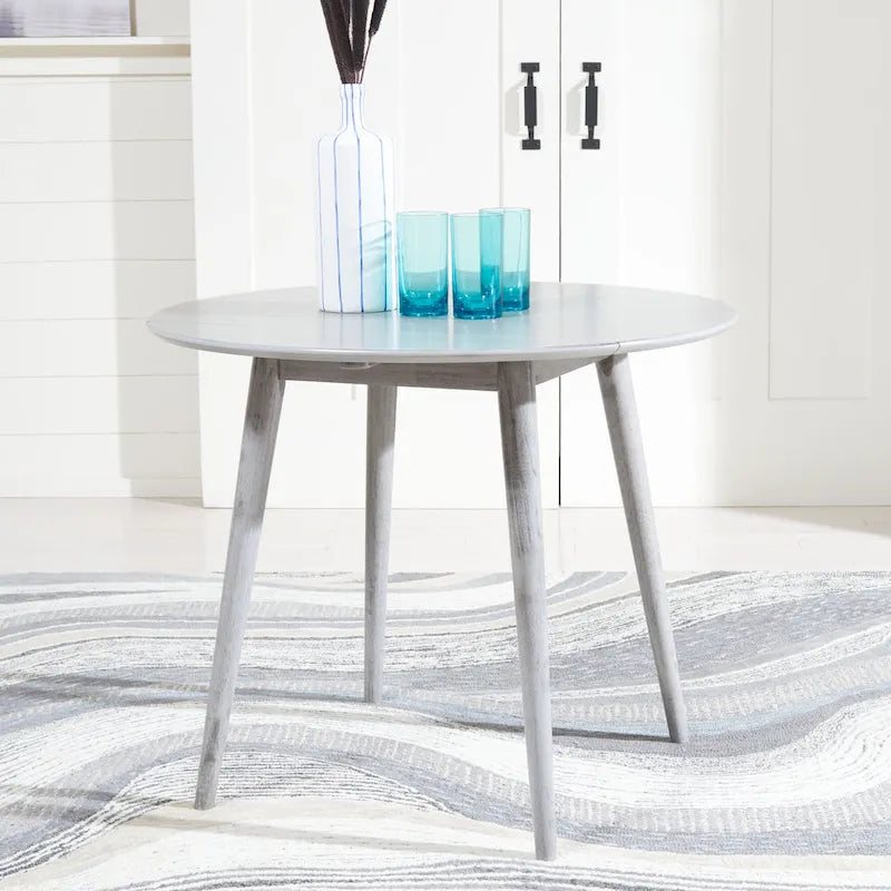 SAFAVIEH Geoff Folding Round Dining Room Table - 35 W x 35 L x 29 H - 35Wx35Dx29H
