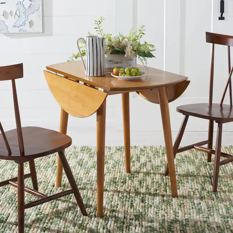 SAFAVIEH Geoff Folding Round Dining Room Table - 35 W x 35 L x 29 H - 35Wx35Dx29H