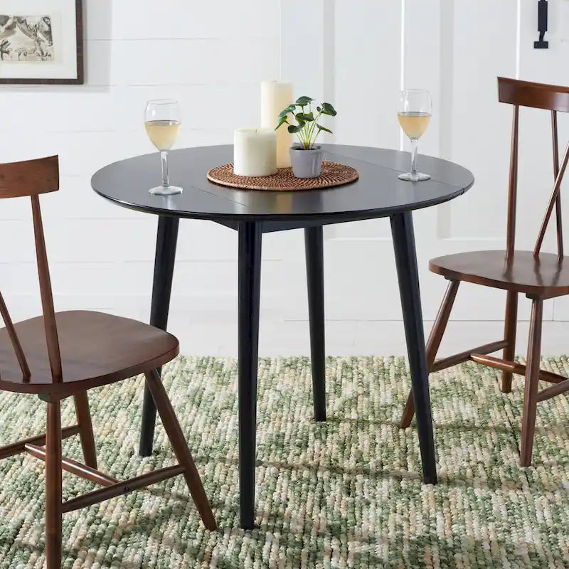 SAFAVIEH Geoff Folding Round Dining Room Table - 35 W x 35 L x 29 H - 35Wx35Dx29H