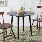 SAFAVIEH Geoff Folding Round Dining Room Table - 35 W x 35 L x 29 H - 35Wx35Dx29H