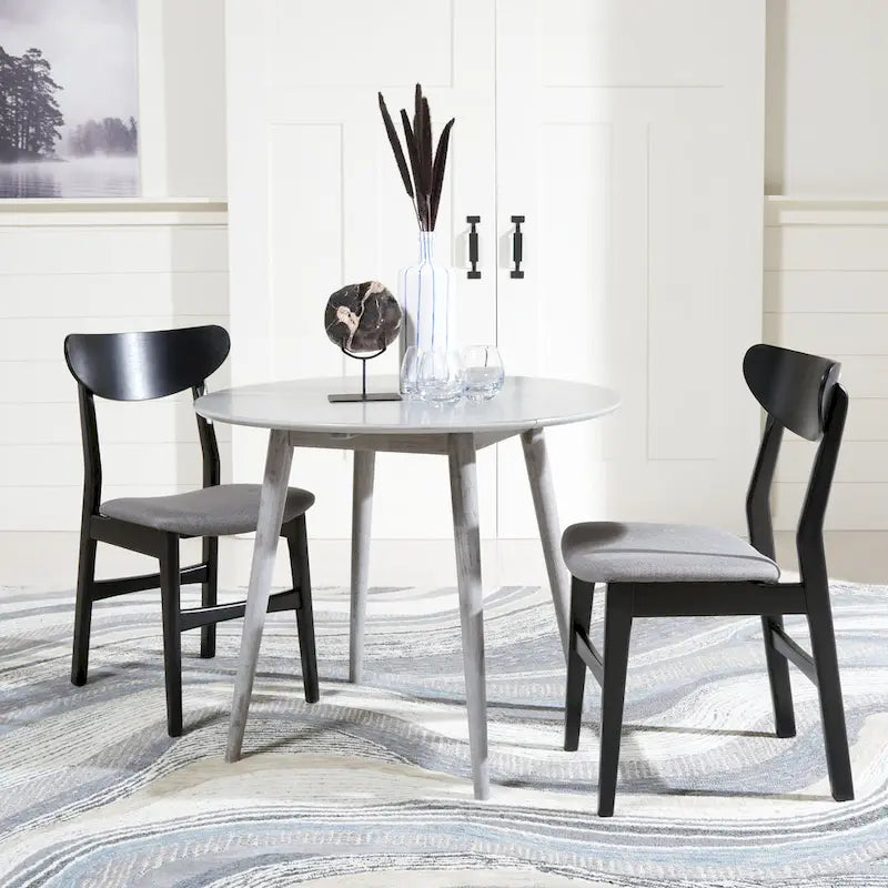 SAFAVIEH Geoff Folding Round Dining Room Table - 35 W x 35 L x 29 H - 35Wx35Dx29H