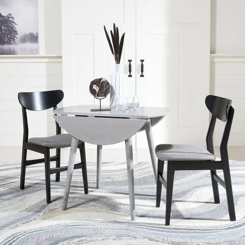 SAFAVIEH Geoff Folding Round Dining Room Table - 35 W x 35 L x 29 H - 35Wx35Dx29H