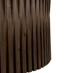 Coffee Table Set with Vertical Textured Embossed Design for Living Room (Set of 2)