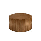 Coffee Table Set with Vertical Textured Embossed Design for Living Room (Set of 2)