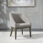 Cascade Falls Satin Espresso 5 Piece Pedestal Table Set with Chairs