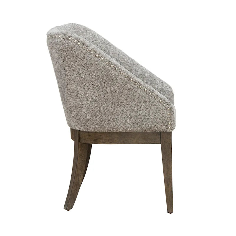 Cascade Falls Satin Espresso 5 Piece Pedestal Table Set with Chairs
