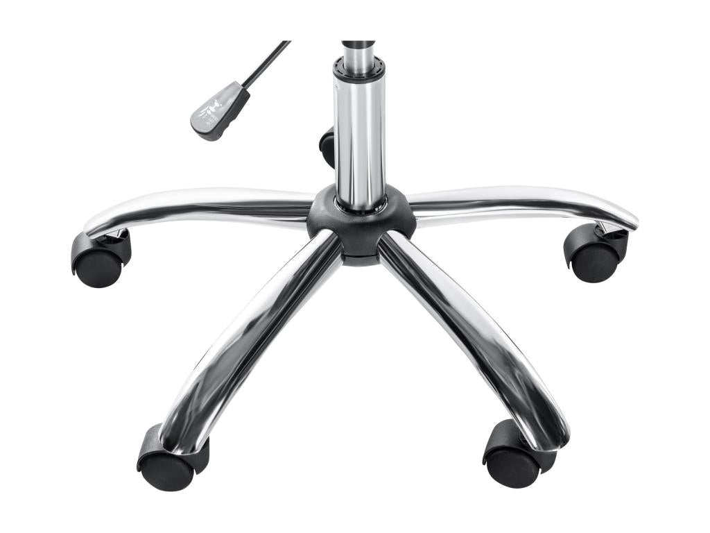 Office stool - Fabric / Chrome-plated metal - Meublori