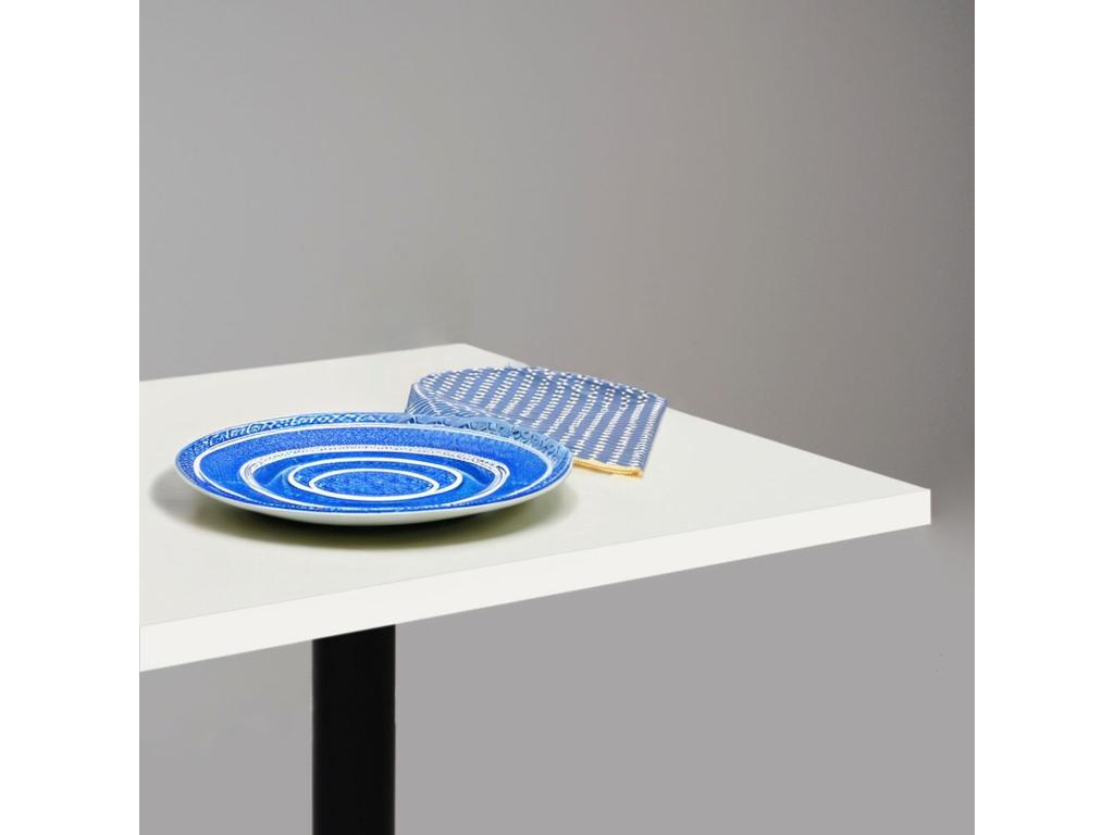 Table 70x70 cm - Meublori model, plain white