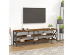 Smoked oak TV stand 160x40x50 cm engineered wood