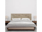 Meublori Recycled Wood Headboard, Dm Style, Horizontal Pallet, 160x46cm, for 150/160cm Beds - Oak