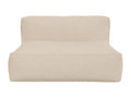 Meublori 2-seater sofa in beige corduroy