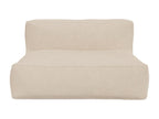 Meublori 2-seater sofa in beige corduroy