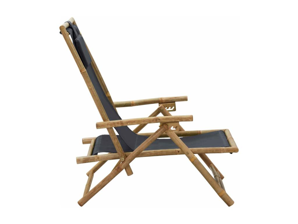 Laviecasa Dark Grey Reclining Relaxation Chair and Fabric CAAA58360