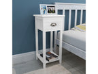 Laviecasa Premium - Bedside table with 1 drawer, White DOKD01886