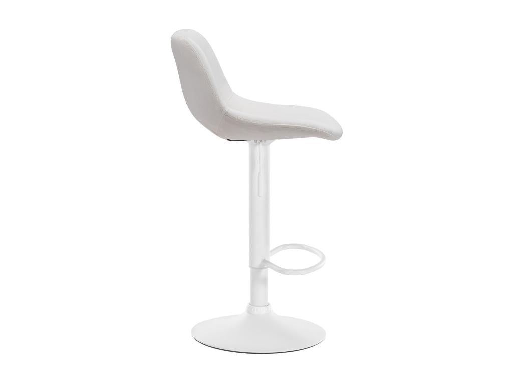 White metal bar stool/chair, 42x46x86 cm, 10 0004604