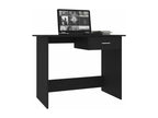 Black Desk 100x50x76 cm Engineered Wood