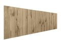 Meublori Vertical Pallet Style Recycled MDF Wood Headboard 150x46 Beds 150 - Cambrian Wood