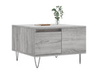 Meublori grey coffee table 55x55x36.5 engineered wood