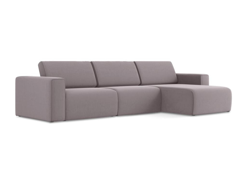 Meublori M right-hand corner modular sofa - lavender - Meublori