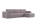 Meublori M right-hand corner modular sofa - lavender - Meublori