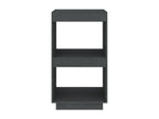 Grey bookcase, 40x35x71 cm, solid pine wood