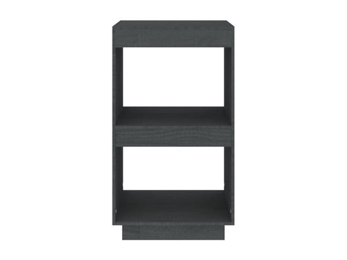 Grey bookcase, 40x35x71 cm, solid pine wood