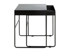 Set of 2 Meublori Designer Side Tables 54cm Black