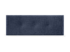 Meublori Natural Wool Headboard with Buttons 135x50cm for 120/135cm Beds - Blue