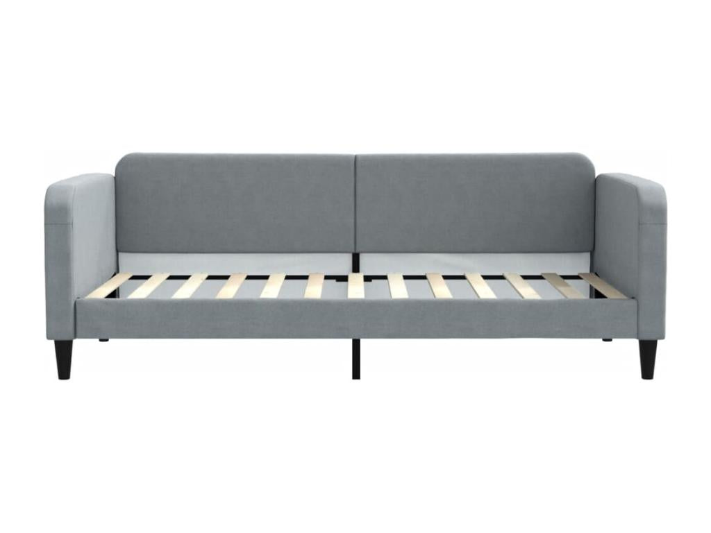 Light grey daybed 90x200 cm Fabric
