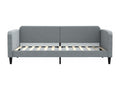 Light grey daybed 90x200 cm Fabric