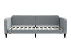 Light grey daybed 90x200 cm Fabric
