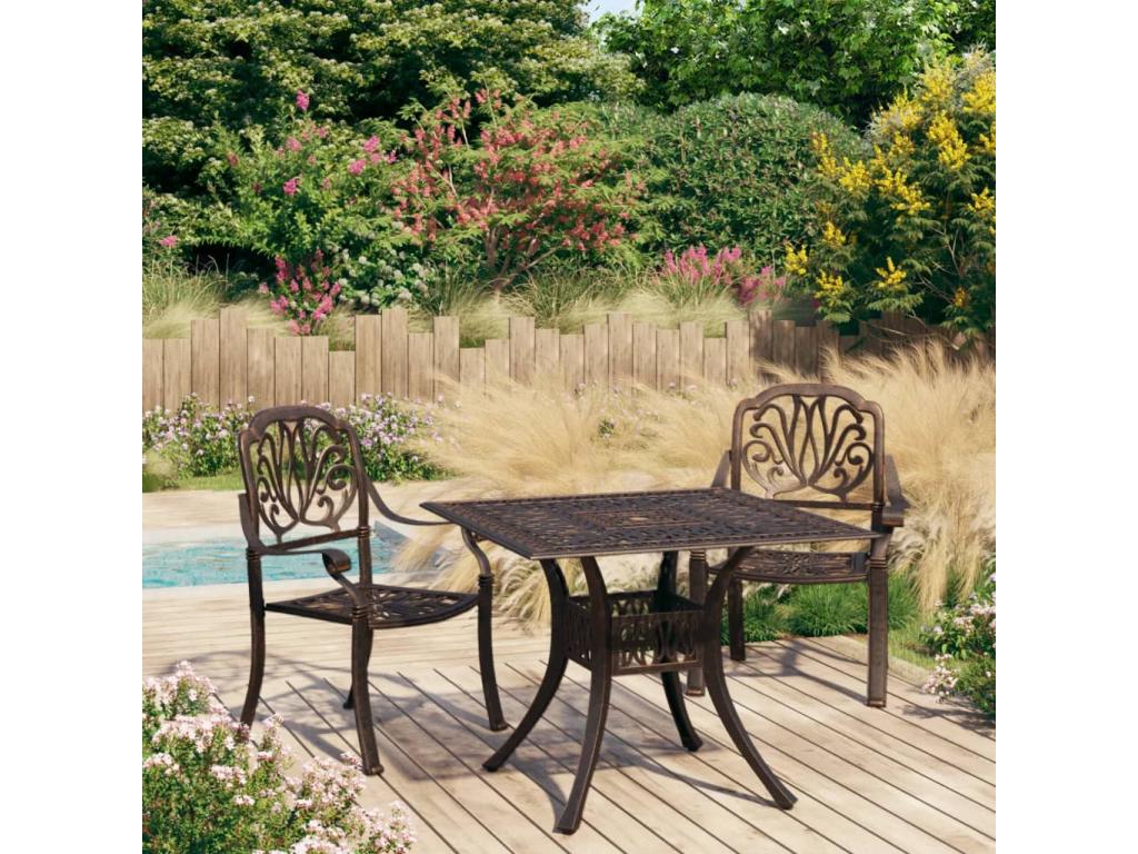 Laviecasa 3-piece cast aluminum bronze set GTVZ01866