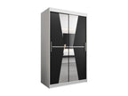 Maroko Sliding Door Wardrobe 200/120/62 2 Doors White/Black