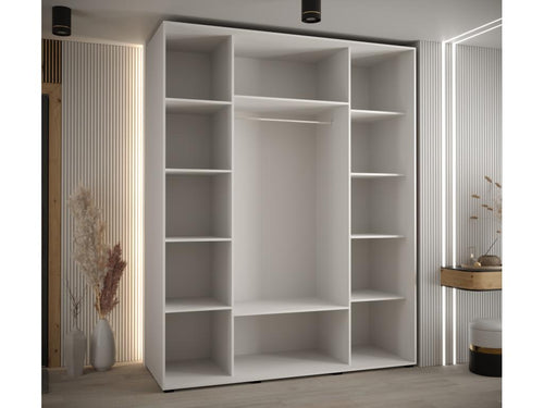 Meublori 10 Sliding Door Wardrobe 235.2/190/60 3 Doors