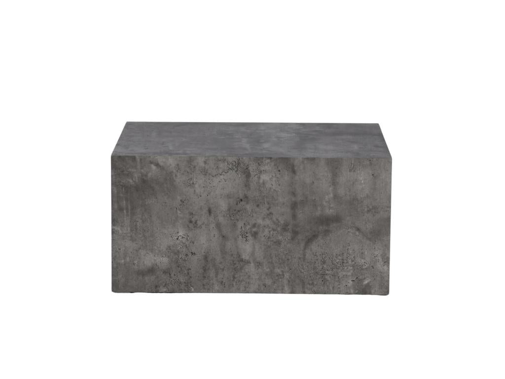 Meublori coffee table 60x80x40cm dark grey.