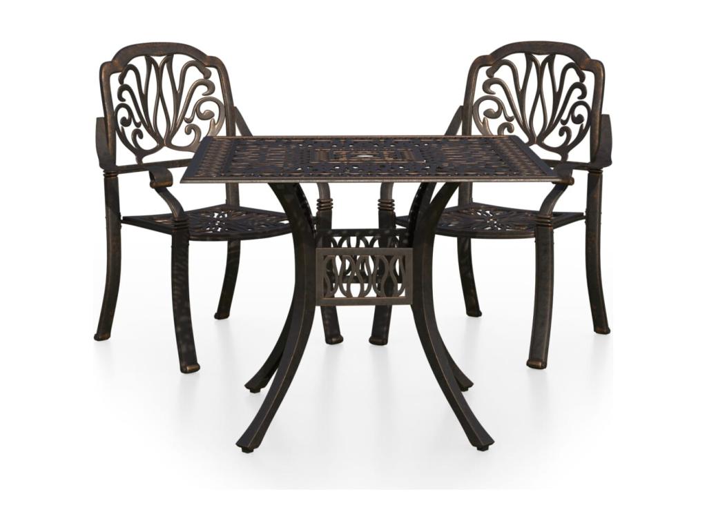 Laviecasa 3-piece cast aluminum bronze set GTVZ01866