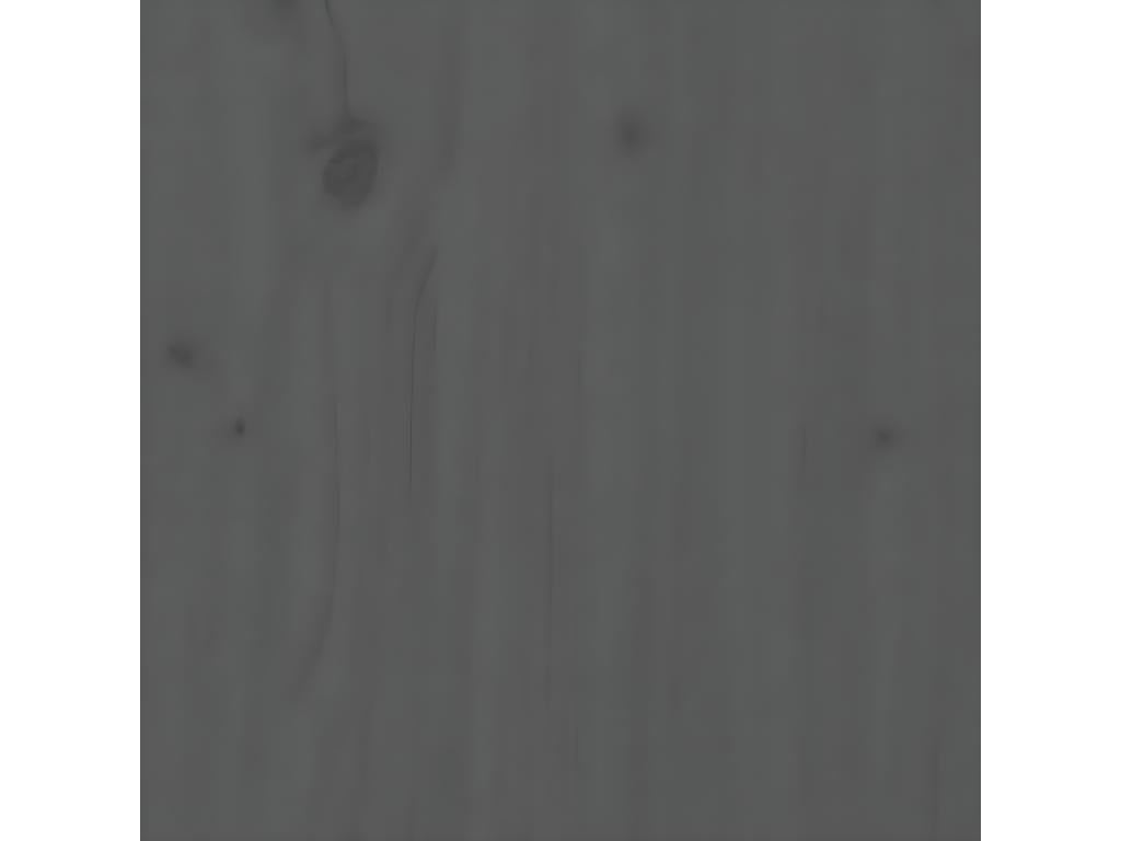 Grey Headboard 95x4x100 cm Solid Pine Wood BMHW86855